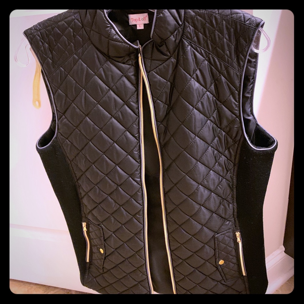 Black Top it Off vest